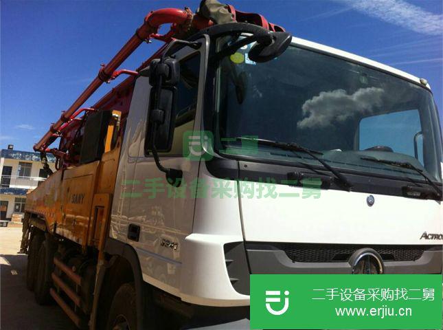 三湖北出售二手一重工混凝土攪拌泵車