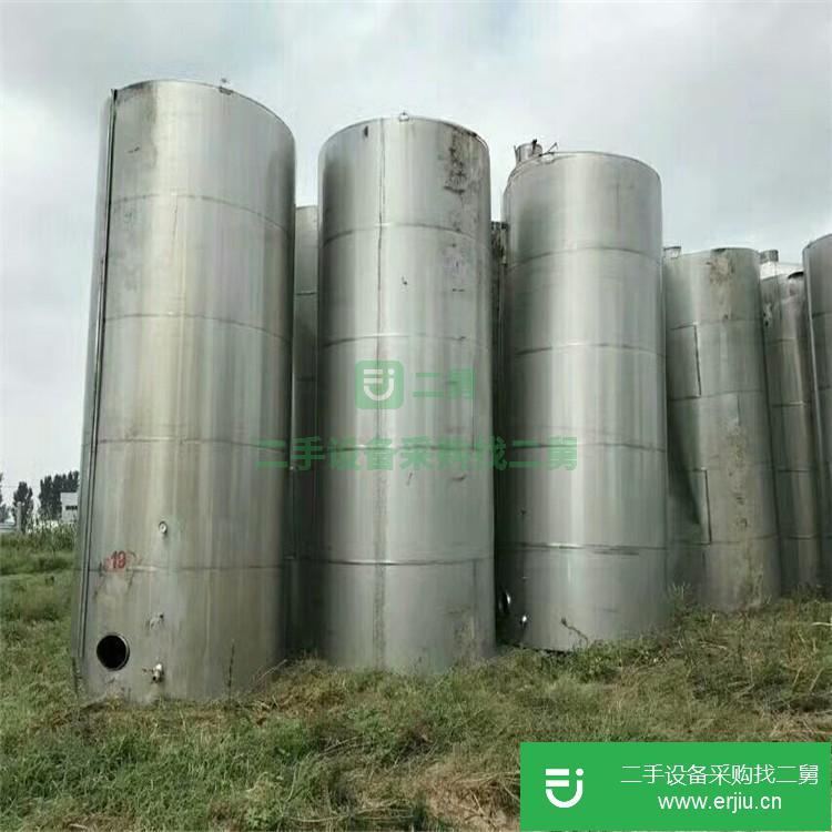 山東出售二手立式不銹鋼儲罐