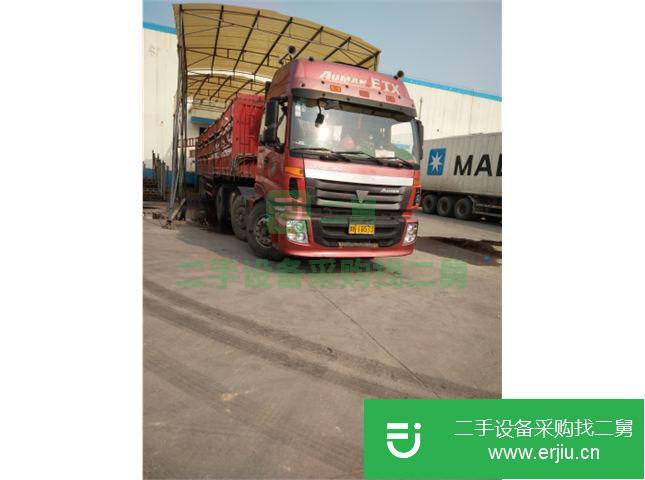 河南出售二手歐曼倉欄半掛車
