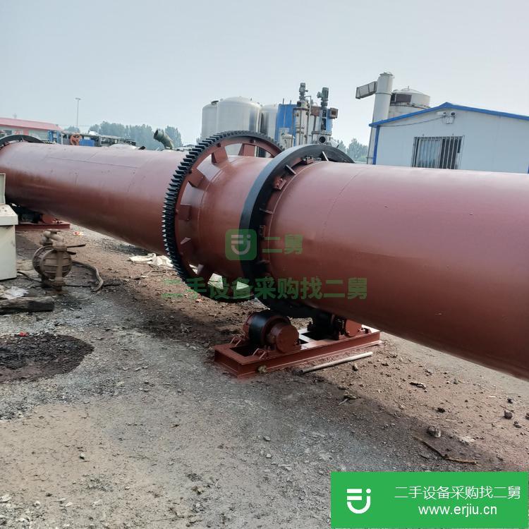 山東出售二手1.8x18污泥滾筒烘干機