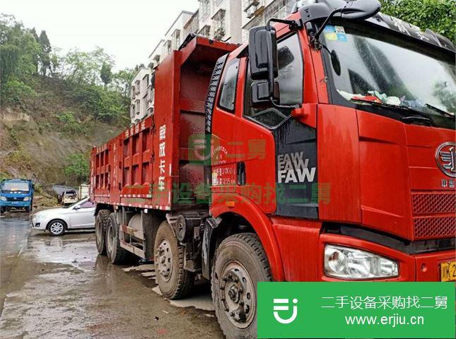 四川出售二手一汽解放J6前四后八自卸車