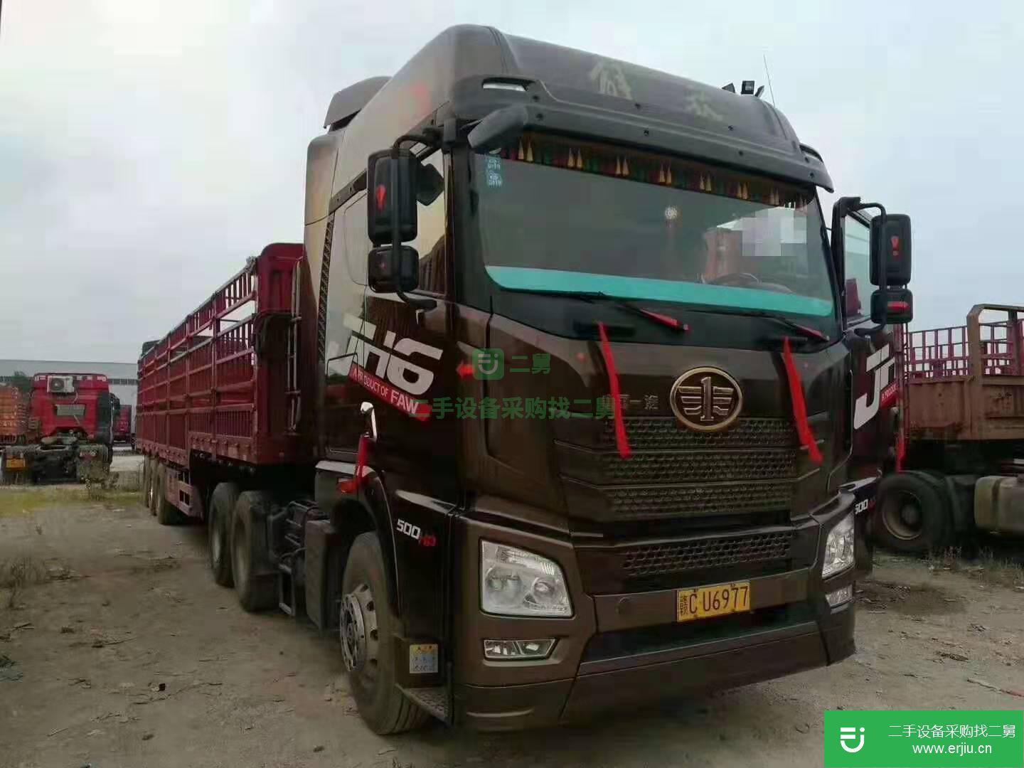 河南出售二手青島解放高欄載貨車