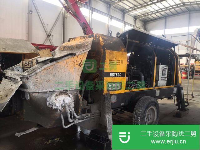 河南出售二手三一重工HBT80C柴油泵