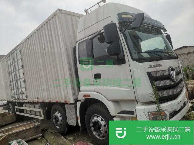 江蘇出售二手福田歐曼9.6米廂式貨車