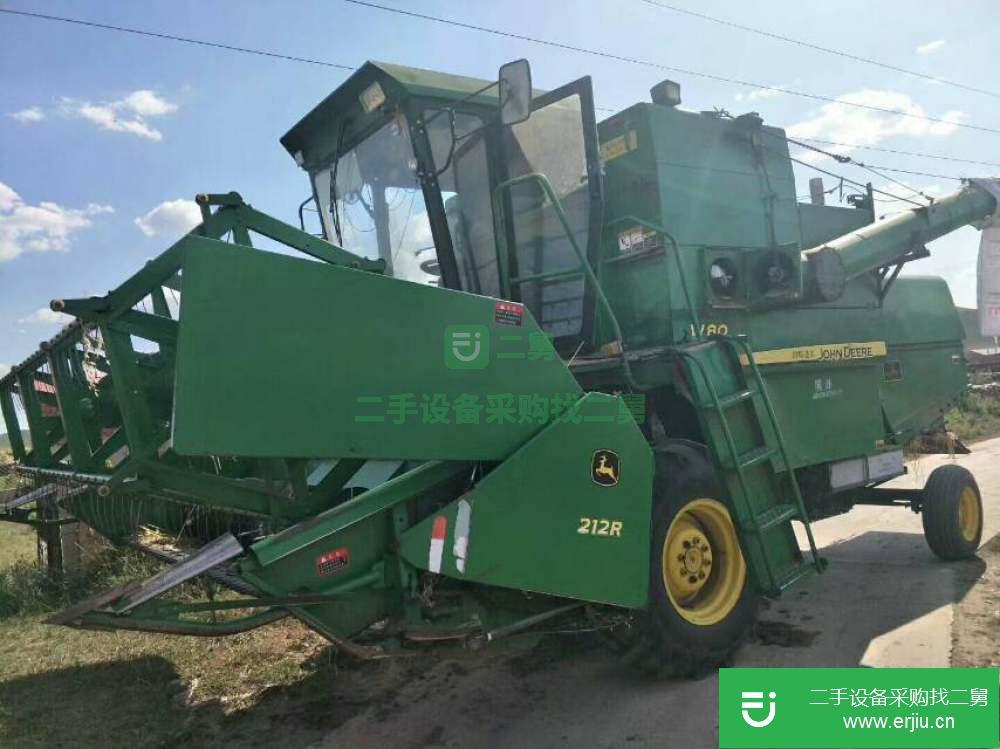 內蒙古出售二手約翰迪W80收割機
