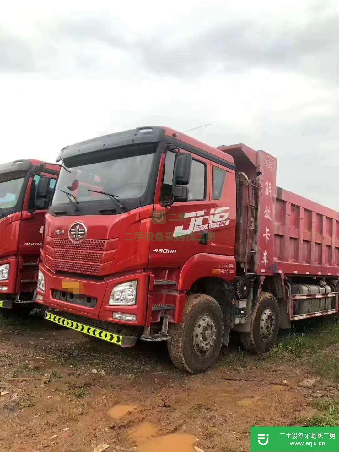 江西出售二手青島解放JH6重卡自卸車