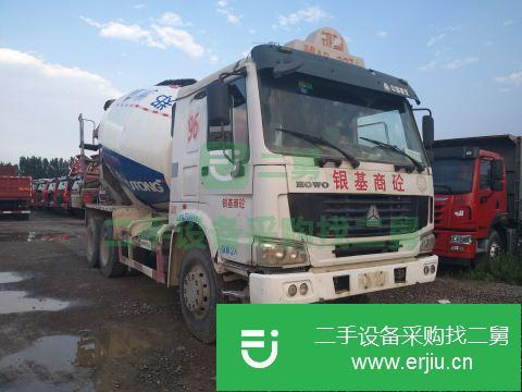 山東出售二手陜汽重卡混凝土攪拌車