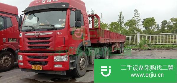 江蘇出售二手青島悍V牽引車13米