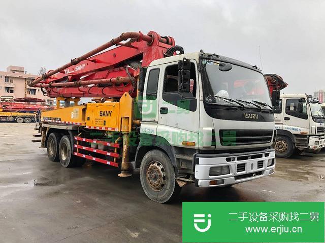 廣西出售二手三一中聯(lián)37米泵車