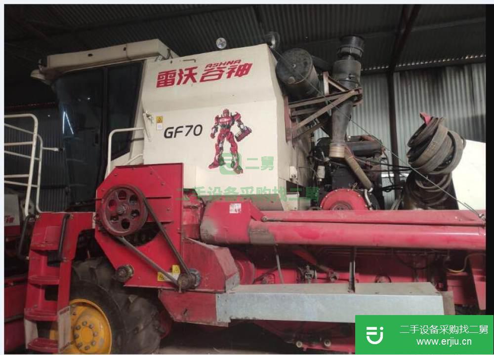 河南出售二手雷沃GF70收割機