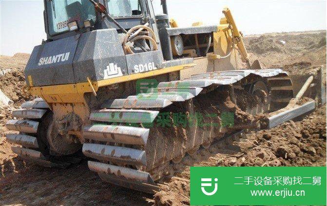 陜西省出售二手山推SD16L濕地型推土機