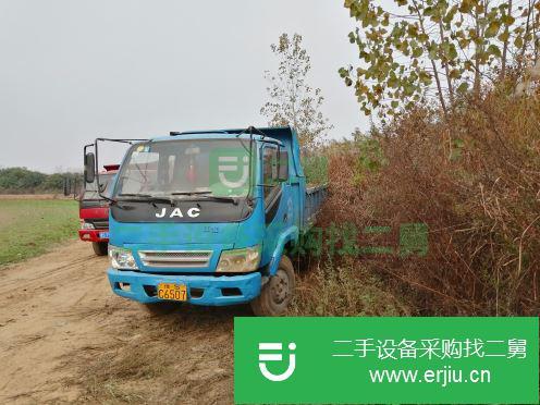 河南出售二手江淮小型自卸低速貨車