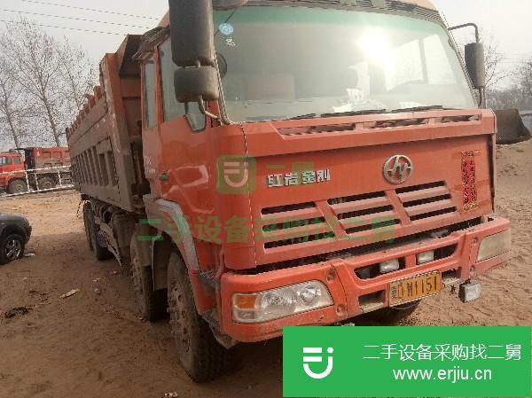 河北出售二手上汽紅巖前四后八自卸車
