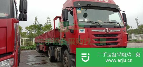 江蘇出售二手青島悍V牽引車13米