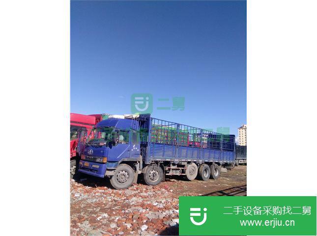 吉林出售二手一汽解放前四后八高欄載貨車
