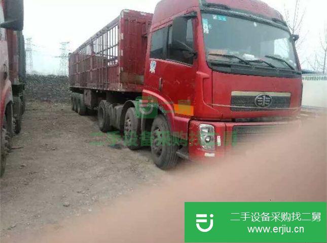 河南出售二手青島解放半掛車(chē)