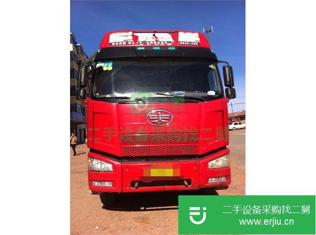黑龍江出售二手一汽解放J6前二后四載貨車
