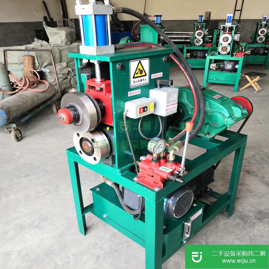 河北出售二手廢油桶壓平機