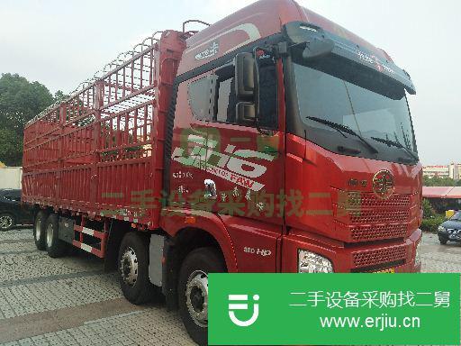 江蘇出售二手青島解放JH6倉柵式載貨車