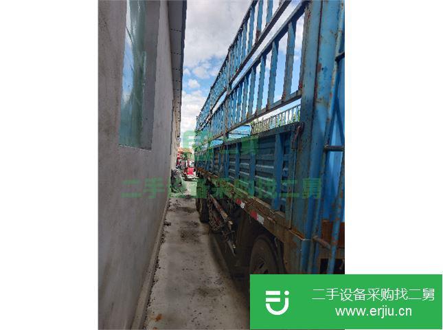 內蒙古出售二手一汽解放前四后八高欄載貨車