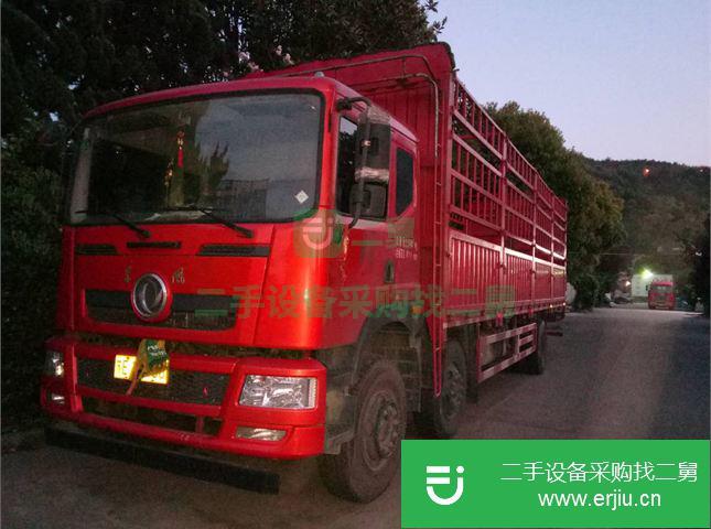 江蘇出售二手東風天威前4后4高欄載貨車
