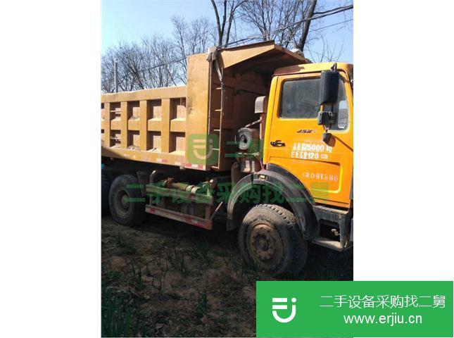 陜西出售二手北方奔馳自卸工程車