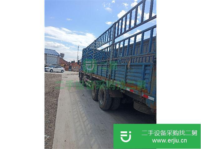 內蒙古出售二手一汽解放前四后八高欄載貨車