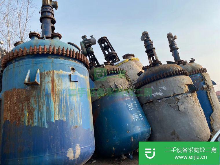 山東省出售二手搪瓷反應釜