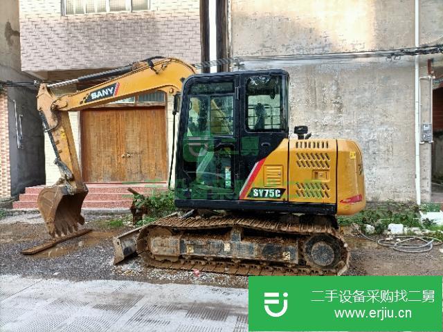 廣西出售二手三一75挖掘機