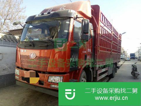 河北出售二手一汽解放J6P前二后四高欄載貨車