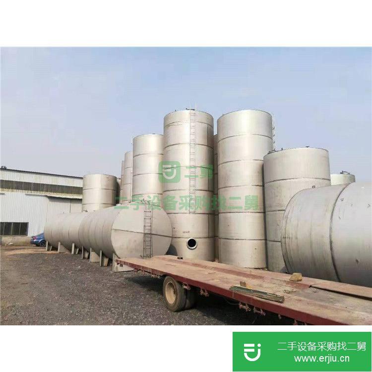 山東出售二手8噸不銹鋼儲罐