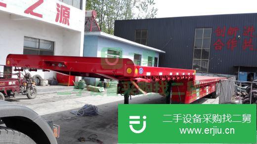 江蘇出售二手低平板半掛車