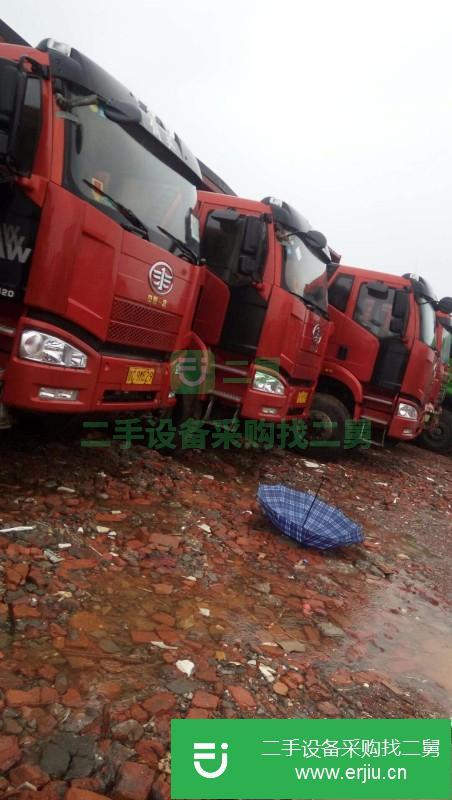 河南出售二手一汽解放J6P自卸車