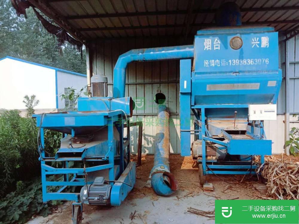 河南出售二手興鵬18000型花生剝殼機