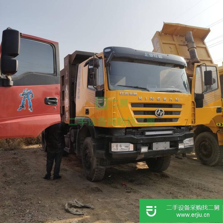 山西出售二手紅巖新金剛后八輪自卸車