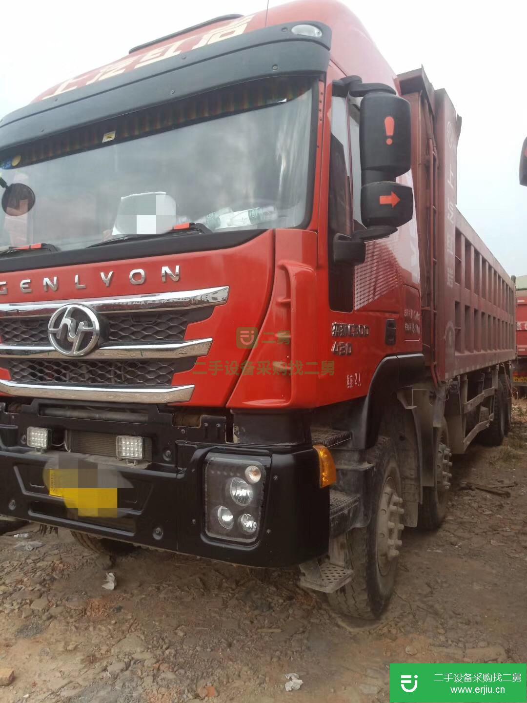 廣東出售二手上汽紅巖杰獅重卡自卸車