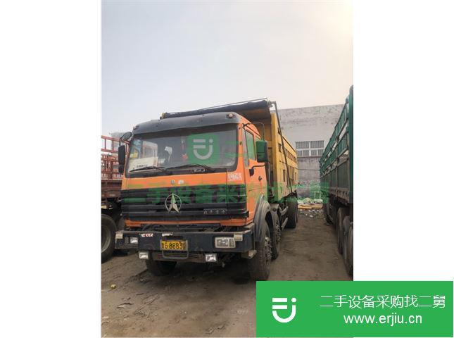 山東出售二手北奔重汽前四后八自卸車