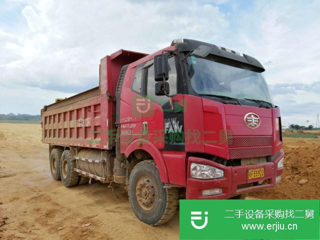 廣西出售二手一汽解放J6P后八輪自卸車