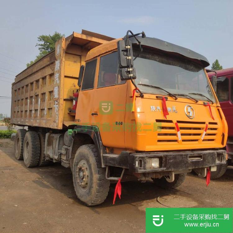 山西出售二手工程陜汽奧龍自卸車