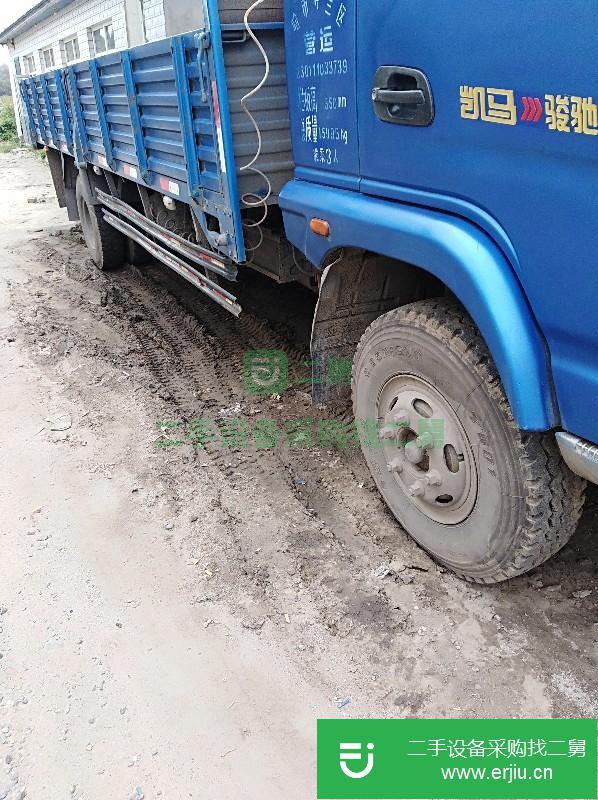 黑龍江出售二手奧馳平板排半貨車(chē)