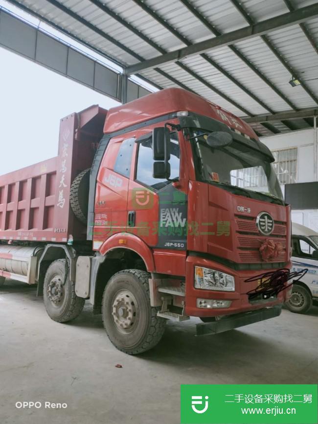 云南出售二手一汽解放J6P前四后八自卸車