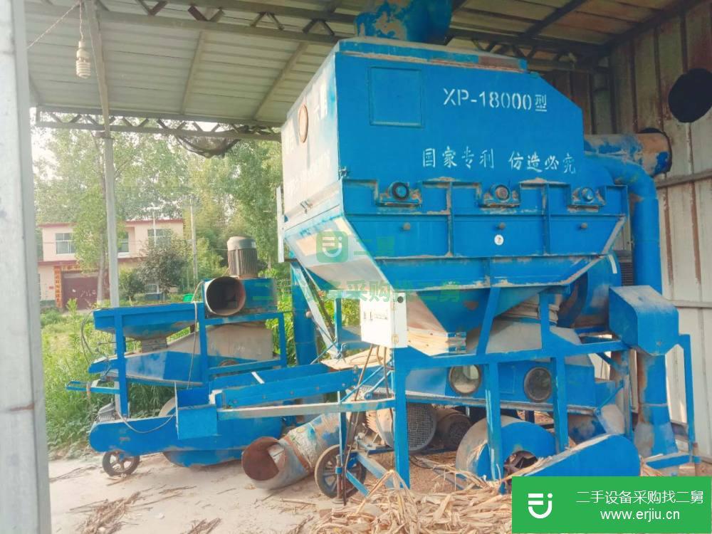 河南出售二手興鵬18000型花生剝殼機