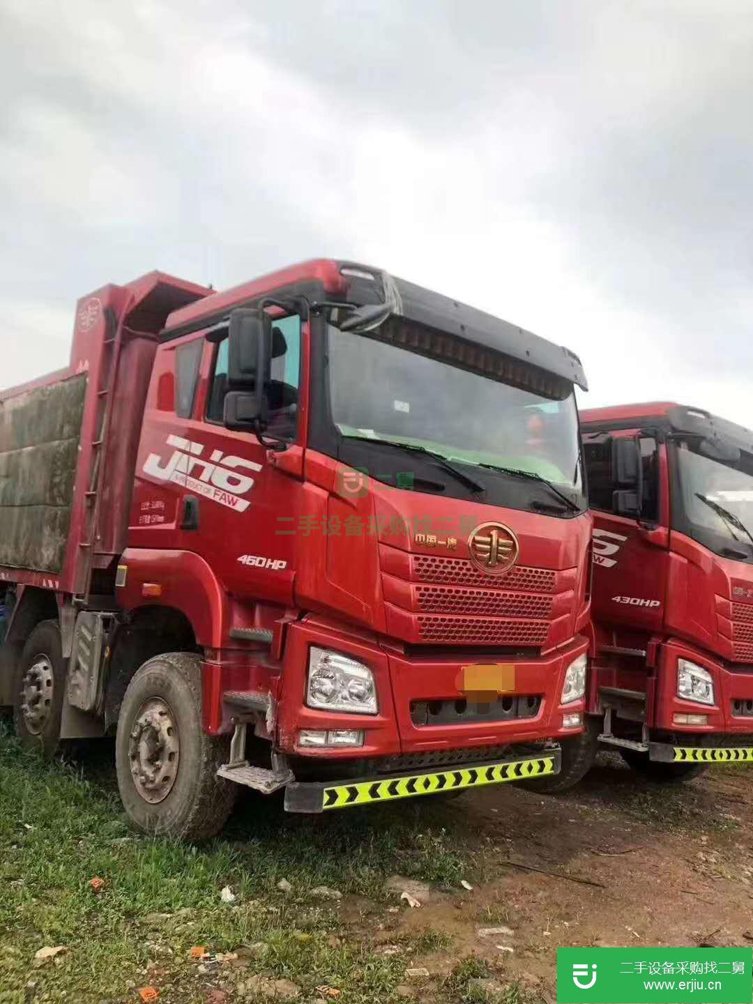 江西出售二手青島解放JH6重卡自卸車