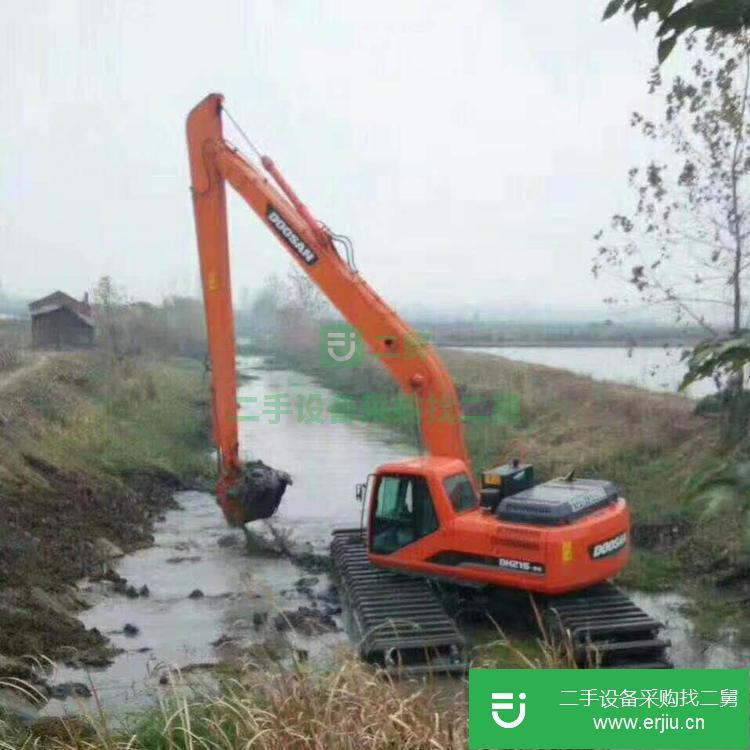 湖北出售二手水陸兩用挖掘機