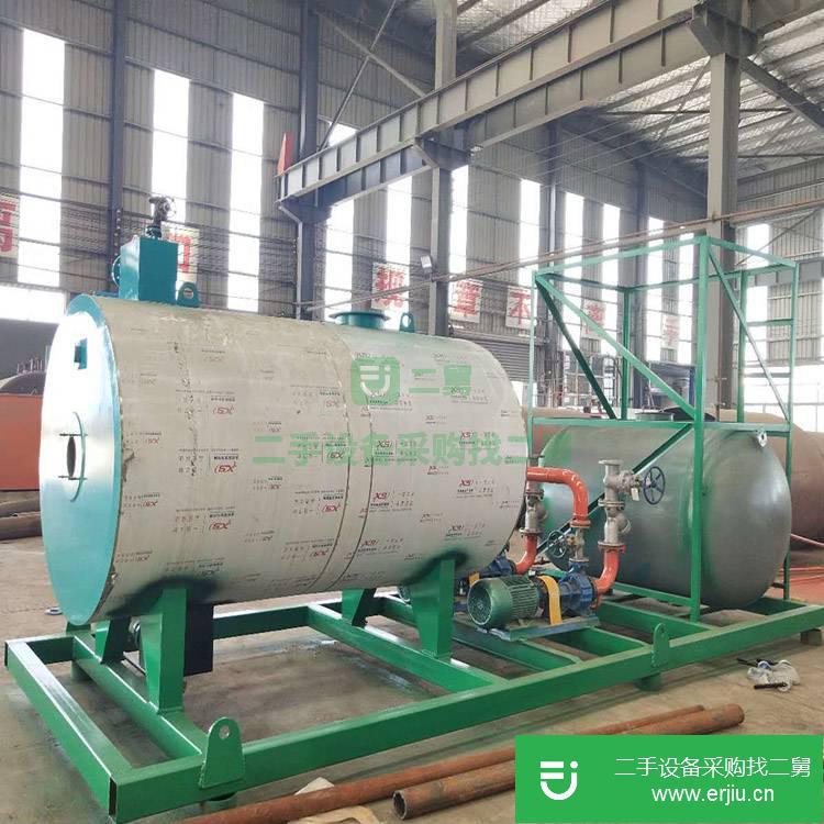 河南出售二手白銀燃油導熱油鍋爐