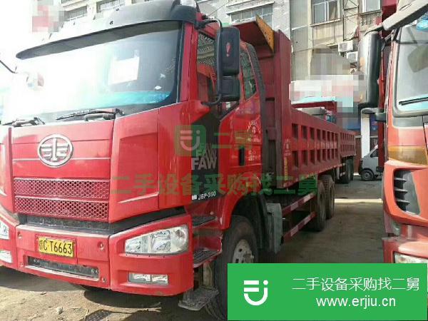湖南出售二手一汽解放J6P自卸車