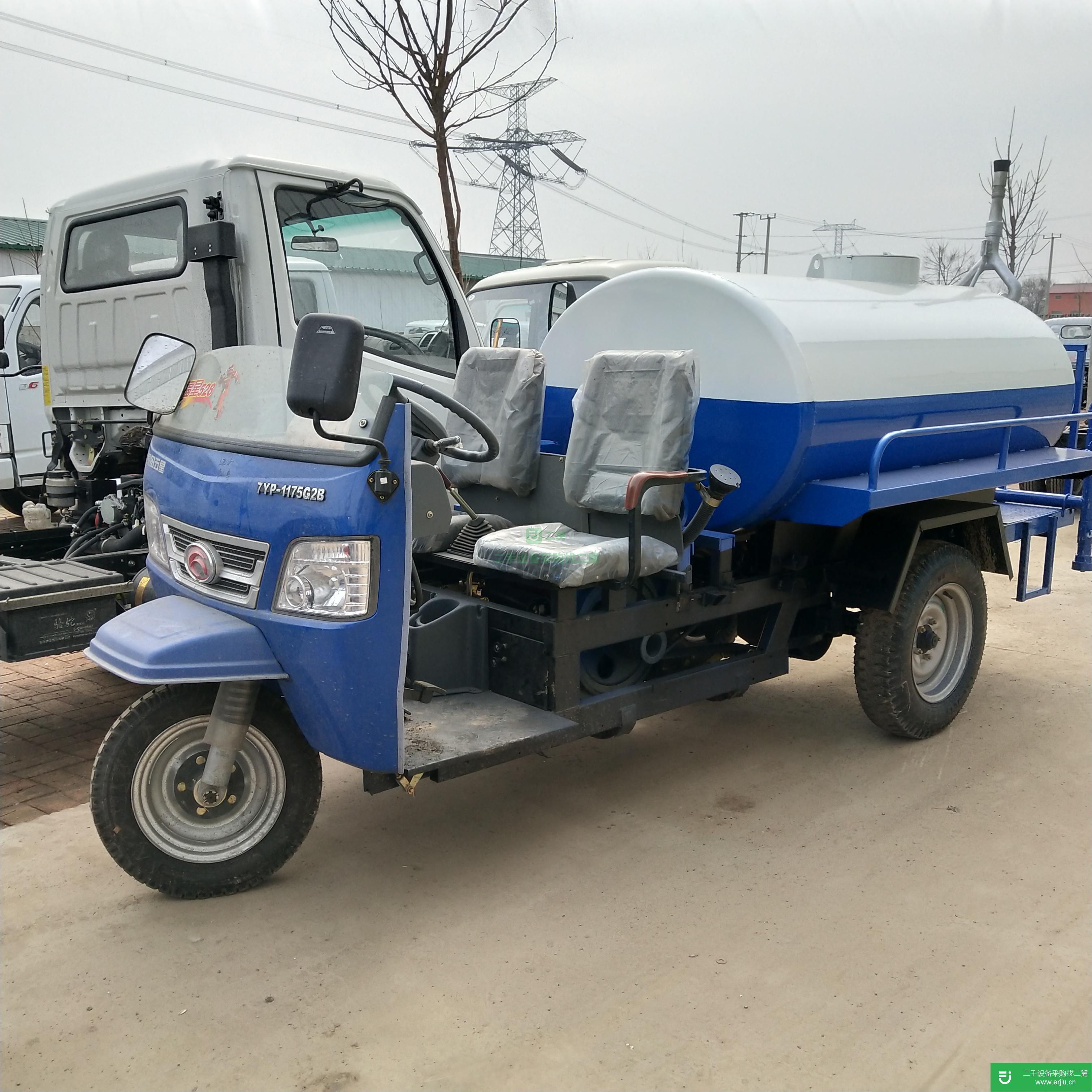 山東出售二手柴油三輪灑水車