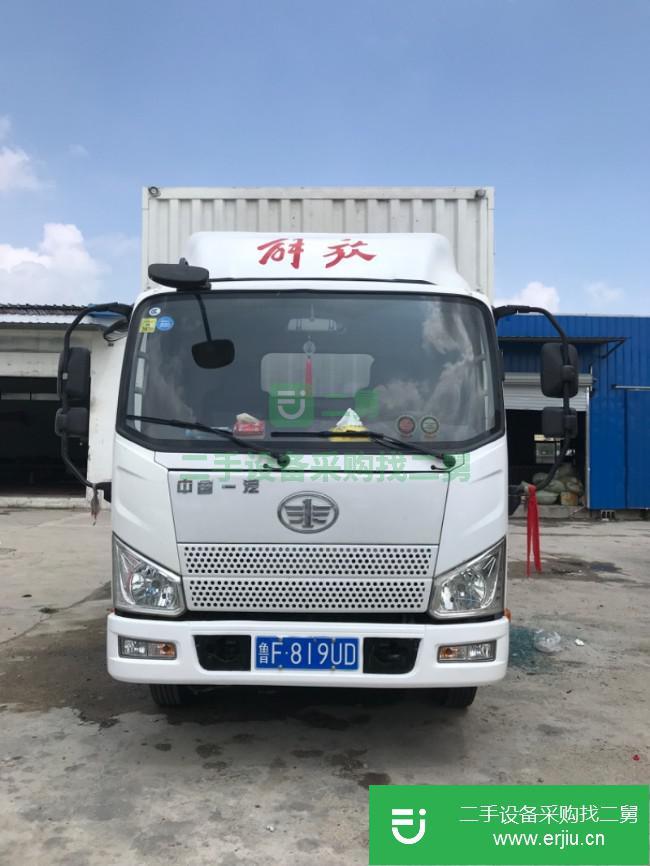 山東出售二手一汽解放J6F廂式貨車