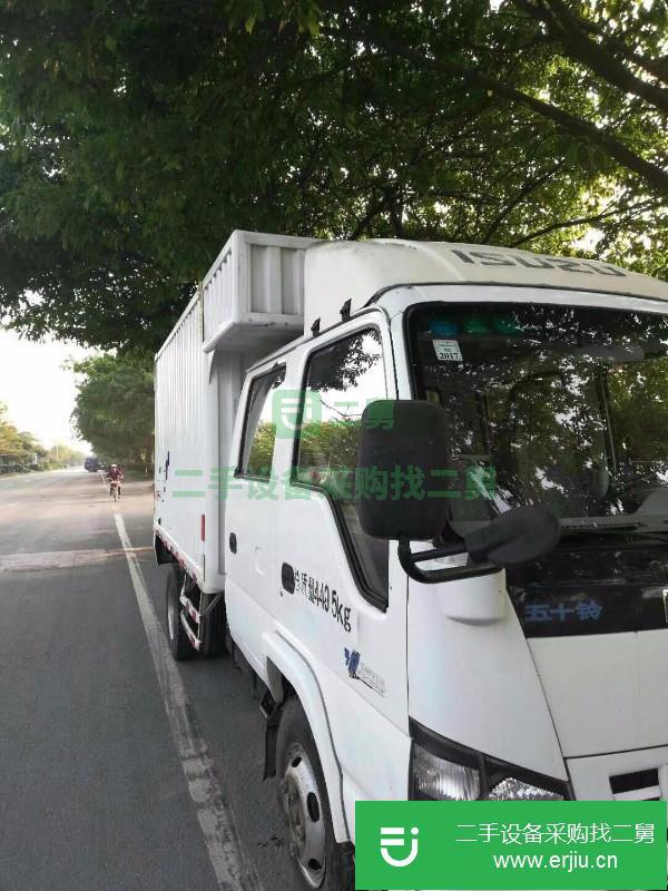 廣東出售二手慶鈴雙排雙輪三米三廂式貨車