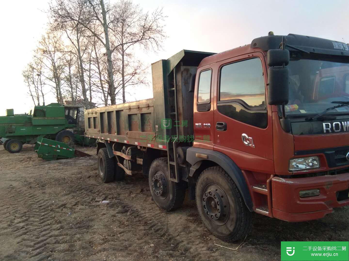 黑龍江出售二手福田瑞沃自卸車